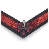 RED GLITTER STRAP